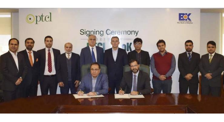 The Bank of Khyber signs PTCL for Managed Services contract