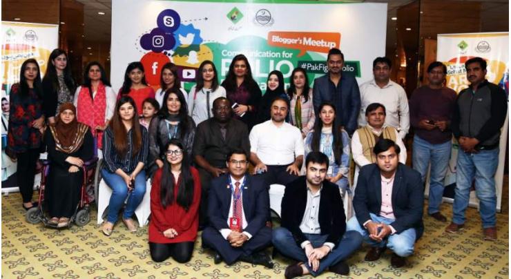 EOC Punjab organized 1stBloggers Meetup for Polio Eradication Efforts