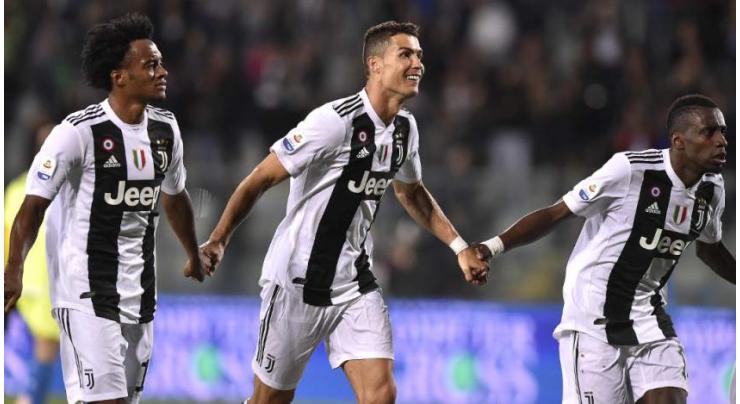 Ronaldo hits 100 Champions League wins as Juventus soar into last 16
