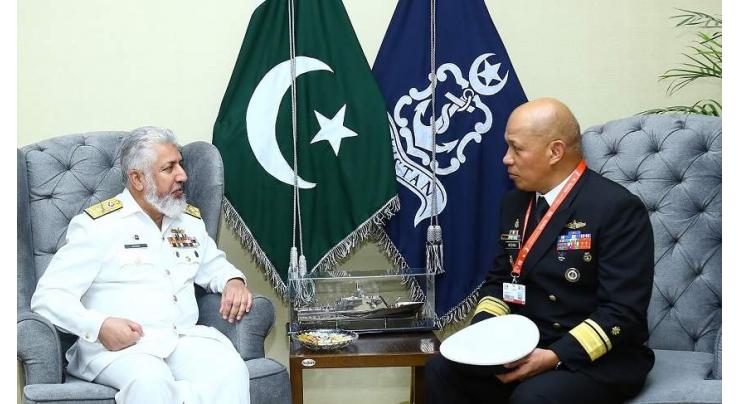 “Vice Chief Of Naval Staff Meets Foreign Delegates Amid Ideas 2018 And Pakistan Navy Demonstrates Combat Demo At Tri Services “Karachi Show”