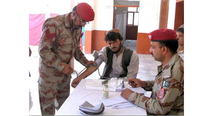 FC Balochistan holds free medical camp in Zhob
