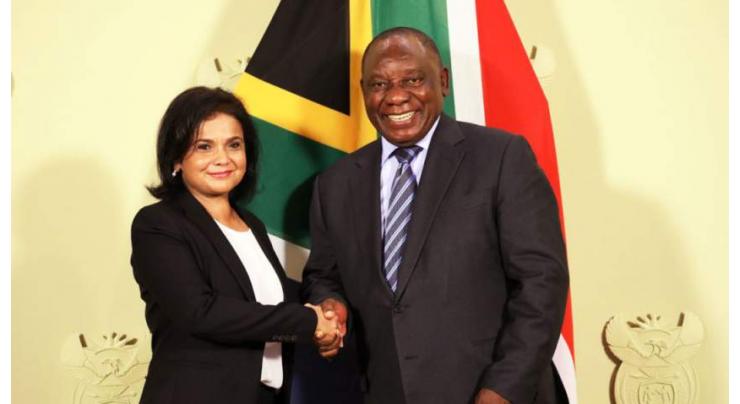 S.Africa names first female top prosecutor
