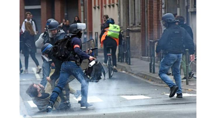 Outcry over mass teen roundup as France braces for more protests
