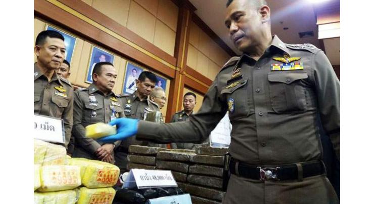 Thai cops kill smuggler in massive meth bust
