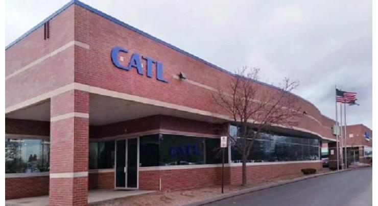 Chinese lbattery maker CATL opens subsidiary in U.S. city of Detroit
