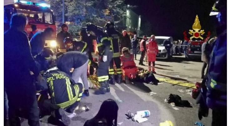Six dead, dozens hurt in Italy nightclub stampede
