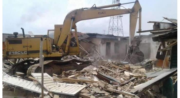 Various illegal constructions demolished in Multan
