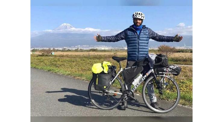 <span>Emirati cyclist tours five countries to convey the message of &#039;Year of Zayed&#039;</span>