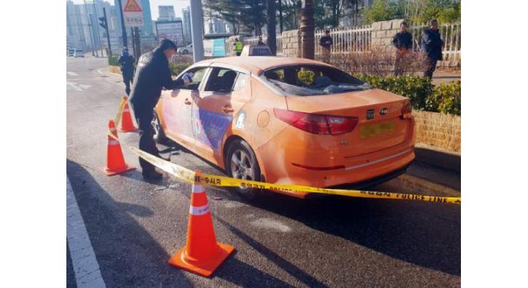 S. Korea cab driver burns himself to death in carpool protest
