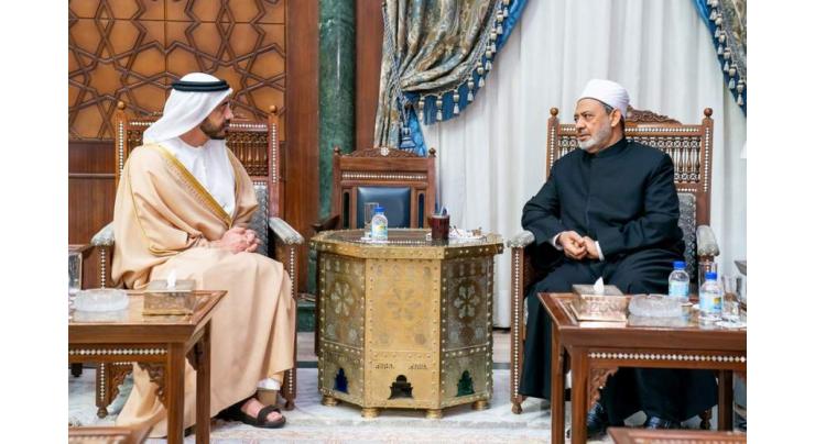 Mohamed bin Zayed invites Grand Imam of Al Azhar to participate in ‘Global Conference for Human Fraternity’