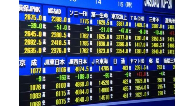 Tokyo stocks close lower 11 December 2018

