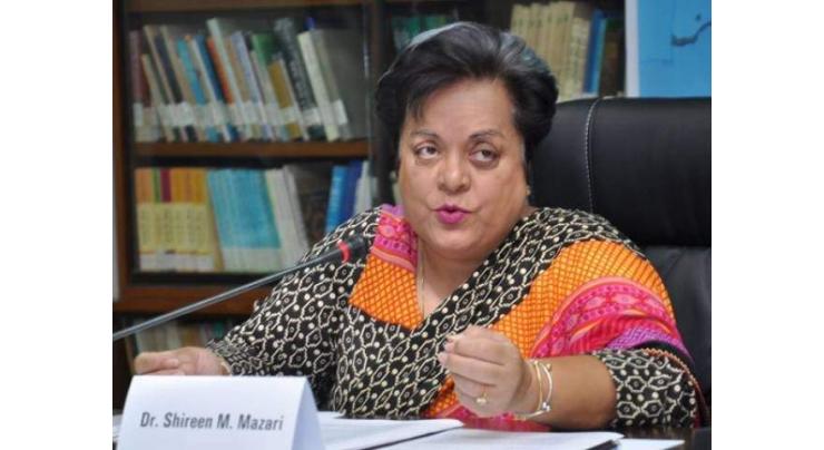 US using as brazen political tactic to pressure Pakistan : Minister for Human Rights, Dr Shireen Mazari