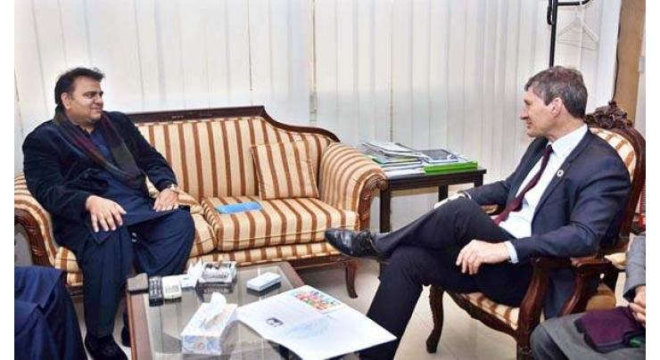 Chaudhry Fawad Hussain hails UN efforts to make world better, peaceful place
