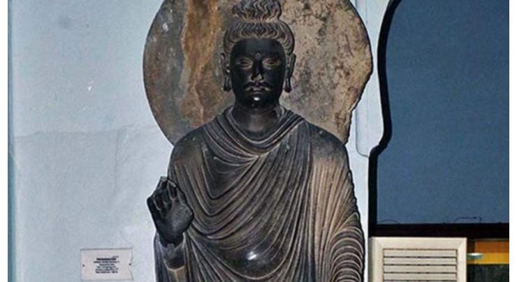Buddha sculpture from Pakistan displayed for exhibition in Switzerland
