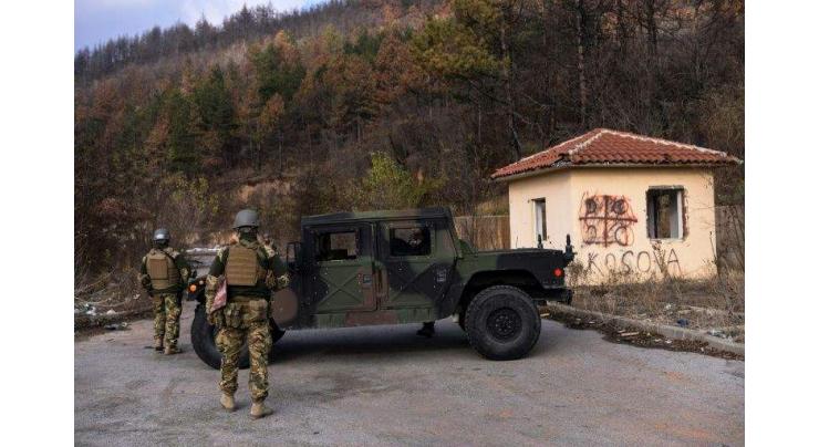 NATO-led troops on the move in northern Kosovo

