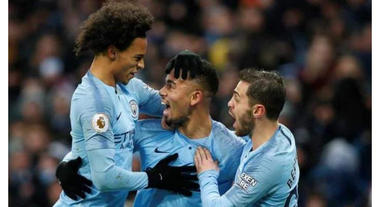 Jesus fires as Man City snatch top spot from Liverpool
