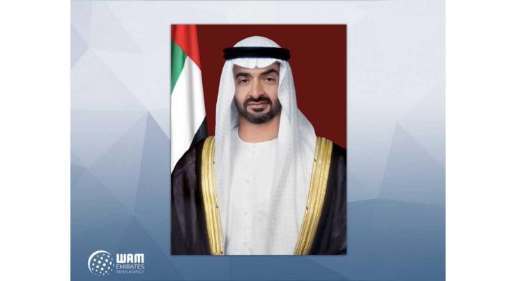 Mohamed bin Zayed sends condolences to President of Mauritania