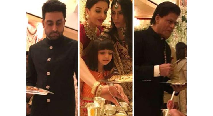 Abhishek Bachchan explains why celebs served food at Ambani wedding  