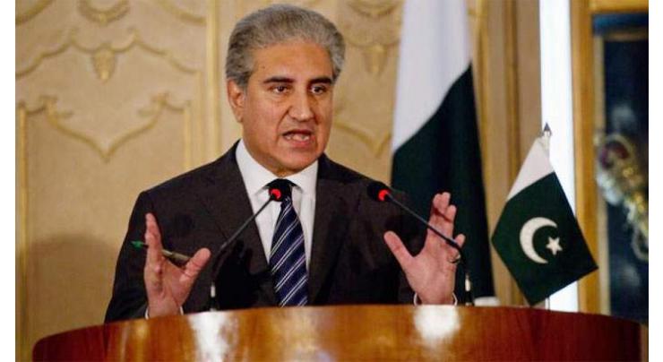 Minister for Foreign Affairs Shah Mahmood Qureshi welcomes international recognition of Pakistan's efforts for peace, stability in Afghanistan
