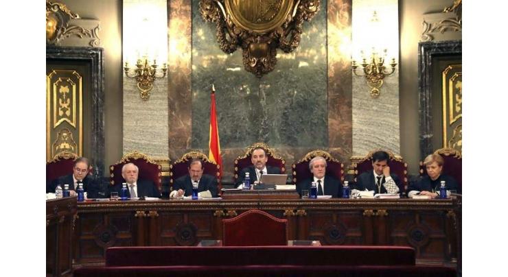 Top court holds first hearing for Catalan separatists
