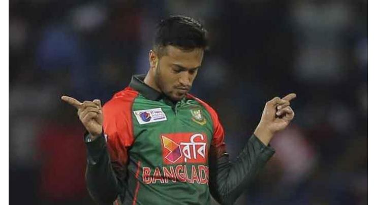 Bangladesh's Shakib fined for shouting at umpire
