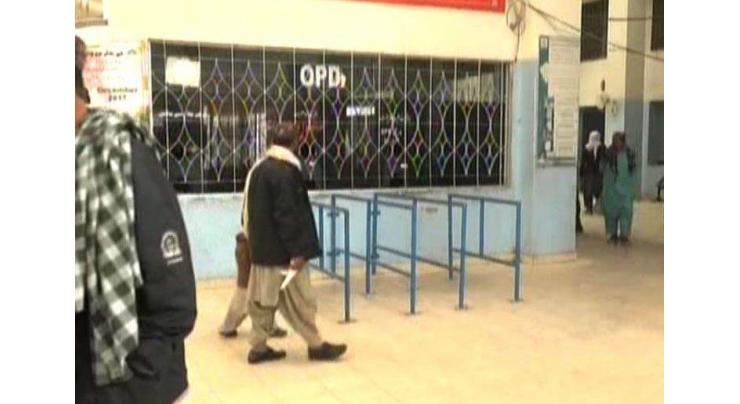 Doctors on strike at Quetta's public hospitals
