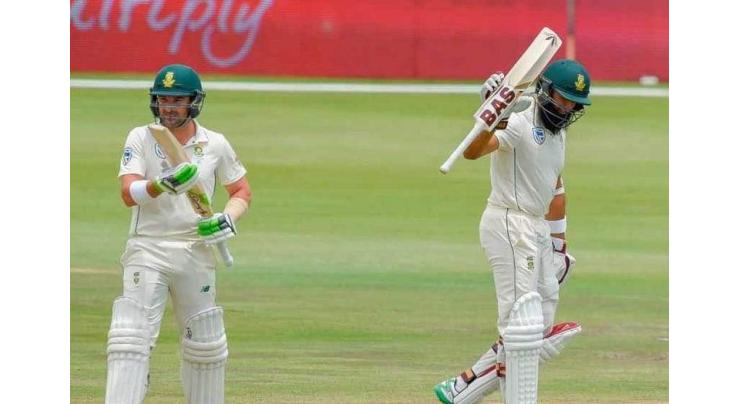 Elgar and Amla guide South Africa to victory in opening Test
