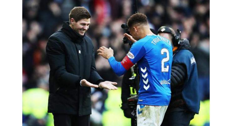 Gerrard ends former boss Rodgers' Old Firm dominance
