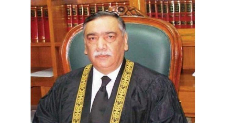 Justice Asif Saeed Khan Khosa to assume charge as Chief Justice on Jan 18

