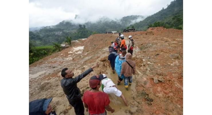 Indonesia landslide death toll reaches 32: official
