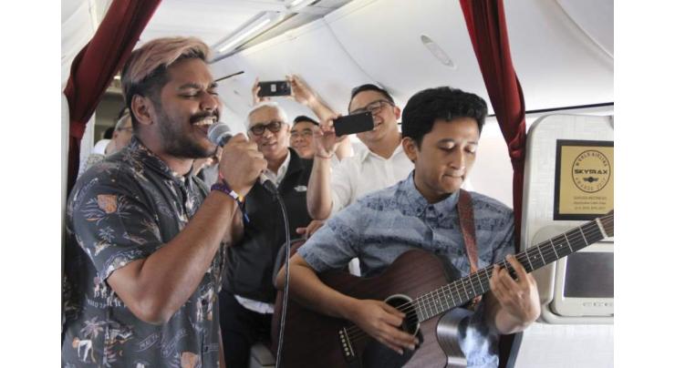 Indonesia airline brings live music to the skies
