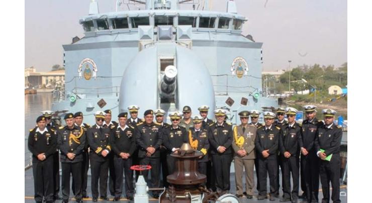 Pakistan Navy And Pakistan Maritime Security Agency Ships Visited Iran