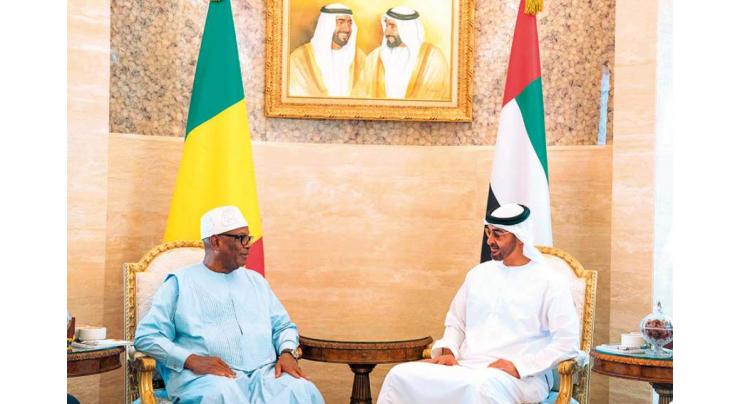 Mohamed bin Zayed receives Malian President