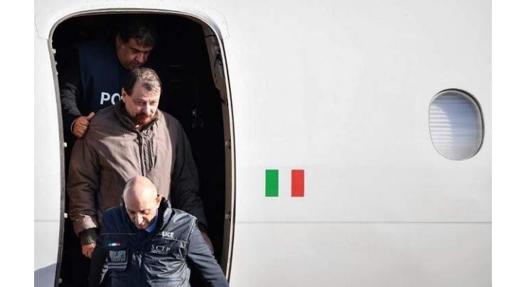Fugitive ex-militant Battisti arrives in Italy
