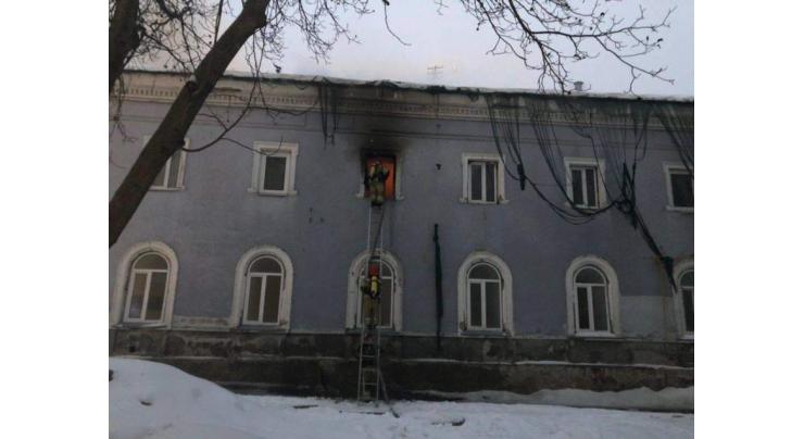 Kiev Pechersk Lavra Catches Fire, Blaze Tackled by Firefighters - State Emergency Service