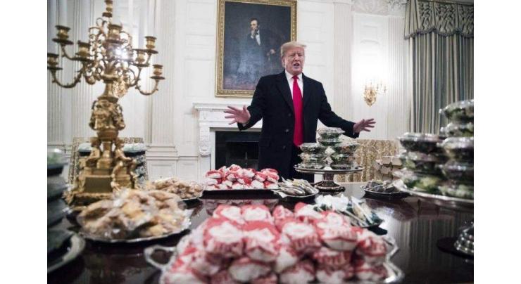 As shutdown bites, Trump foots bill for fast food feast
