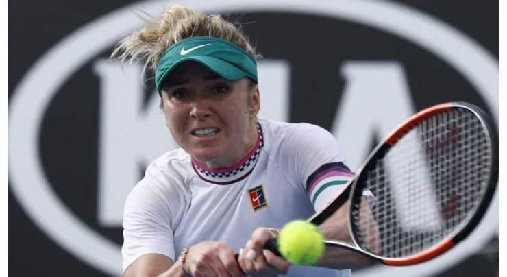 Sixth seed Svitolina fires into Aussie Open second round
