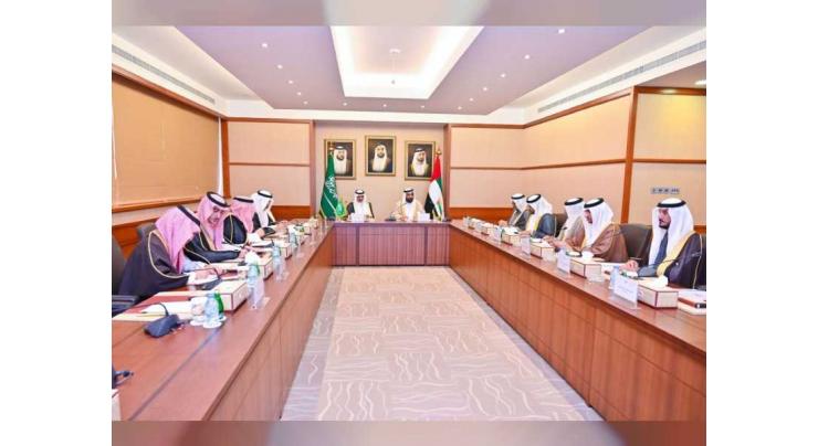 Amal Al Qubaisi meets with Saudi-UAE Parliamentary Committee delegation