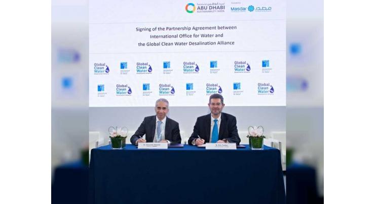 Global Clean Water Desalination Alliance, IOWater partner to improve global water security