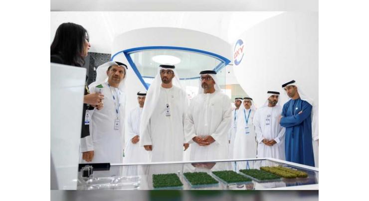 Hamed bin Zayed visits Abu Dhabi Sustainability Week expo