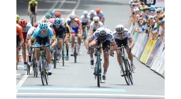 Sagan closes in on Tour Down Under lead with stage win
