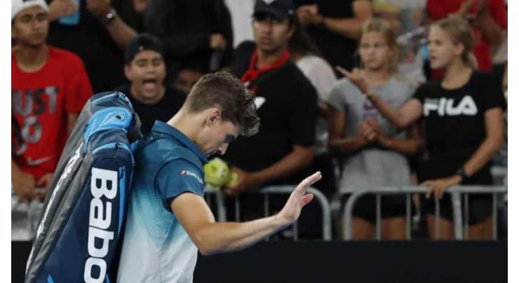 Seventh seed Thiem limps out of Open
