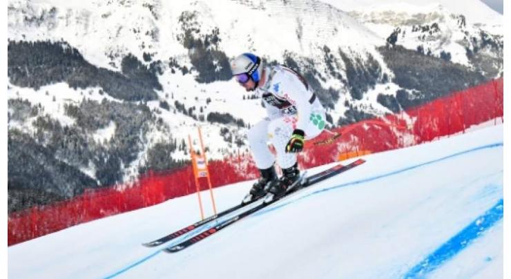 Alpine skiing: Paris tops second Wengen training run
