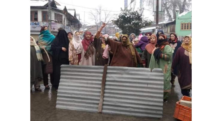 Relatives protest against illegal detention
