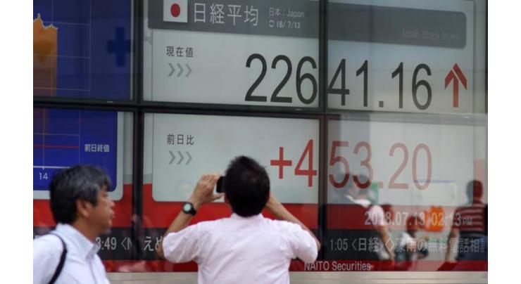 Tokyo stocks close higher on US-China trade rumours 18 January 2019
