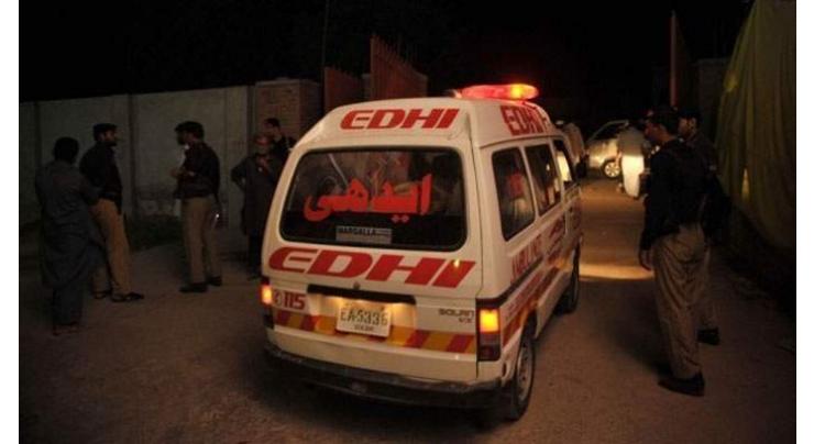 Three killed, two injured in road accident in Sargodha
