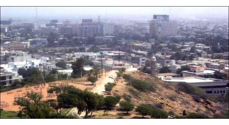 Removal of encroachments inside Hill Park Karachi
