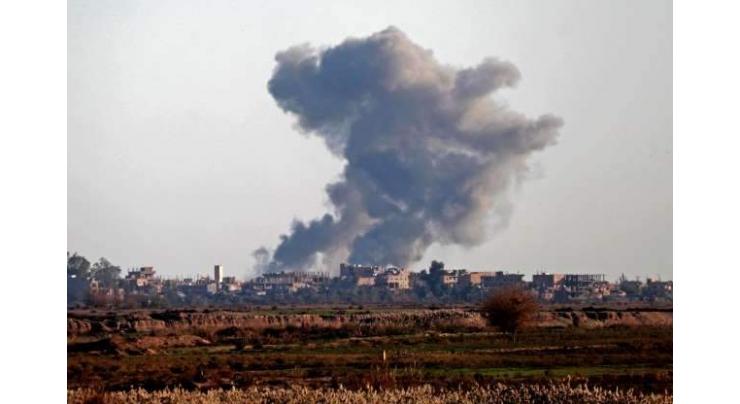 Six civilians dead in US-led strike on IS in Syria: monitor
