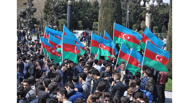 Azerbaijani Opposition Rallies Against Government at Authorized Protest