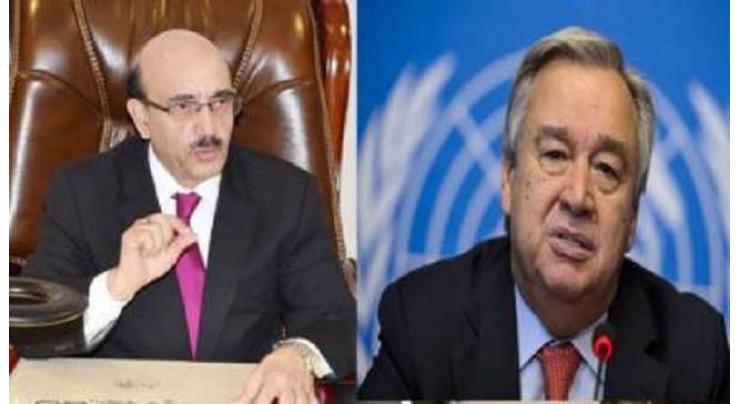 AJK President welcomes UN Secretary General's statement on Kashmir
